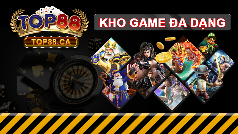 Kho game đồ sộ tại TOP88